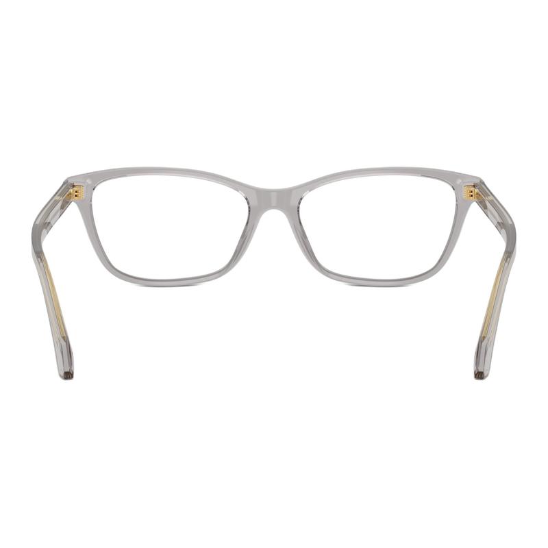Versace Clear high-quality texture Acetate square optical glasses women's gray 65985245 VE3375593-Gray 54