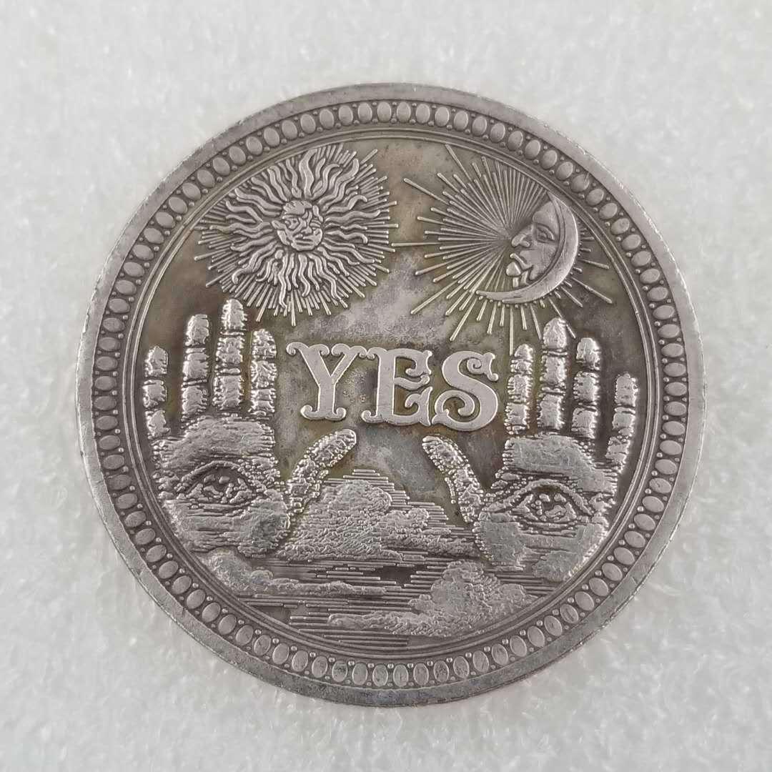 Ремесла из старинных серебряных долларов: Монетная коллекция ДА/НЕТ №925 925 Silver