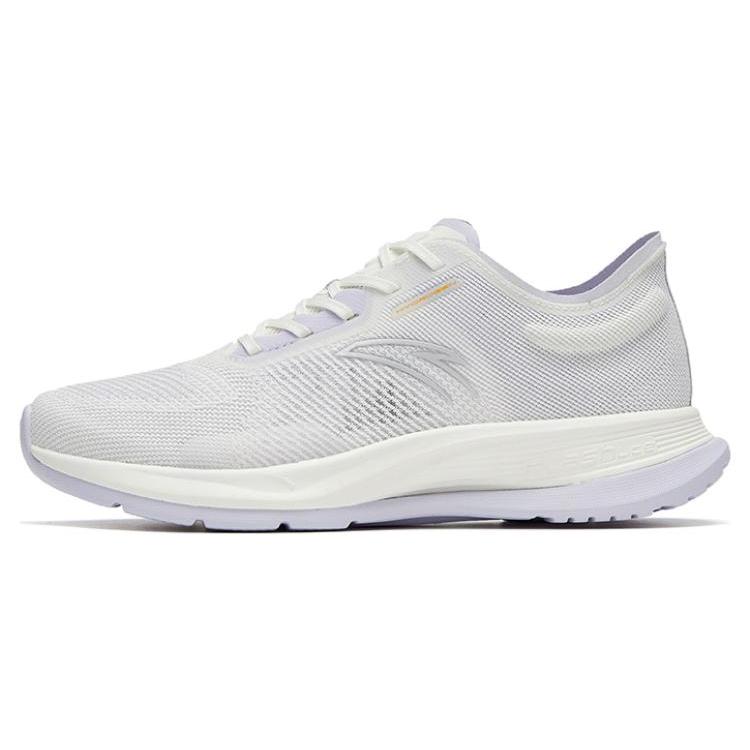 

new Anta Hydrogen Run V Anti Slip Wear Resistant Low Top Running Shoes Women s White Purple 35.5