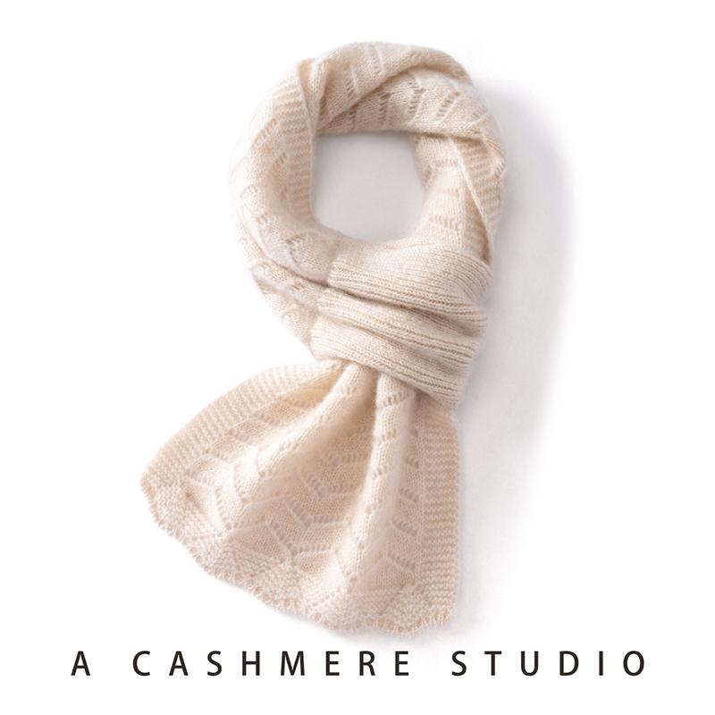 Reiner Kaschmirschal für Damen, High-End-Stil, kleine Größe, Winterwärme und Kälteschutz, Nackenschutz und Nackenabdeckung