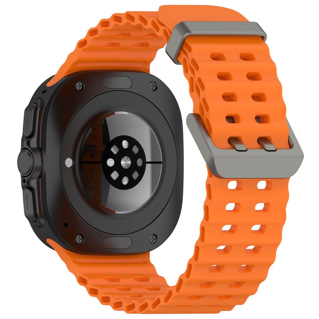 Vysoce kvalitní silikonový řemínek pro Samsung Galaxy Watch Ultra 47mm Měkký sportovní řemínek pro Samsung Galaxy Watch7 Ultra Příslušenství pro chytré hodinky