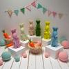 Easter Decor Easter Standing Rabbit Statue with Bow Tie Bunny Figurine  Easter Decorations