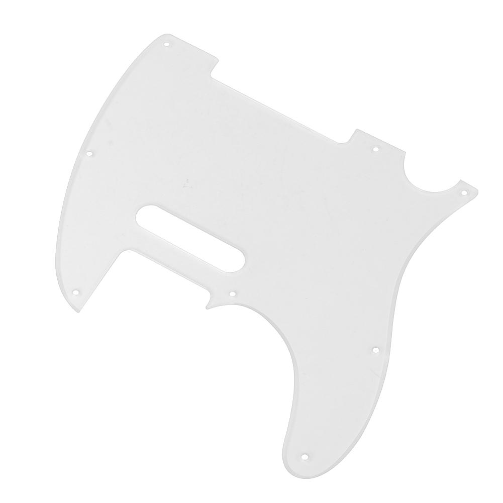 8 Holes Transparent Acrylic Pickguard with Screws for Telecaster TL Style Electric Guitar