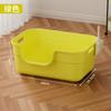 New Large Cat Litter Box Integrated Raised Fence Anti-splash Pet Toilet with Cat Litter Shovel