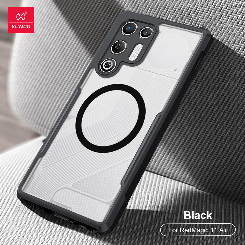 Xundd Pouzdro pro ZTE Nubia RedMagic 11 Air Red Magic 11 Air Ochrana fotoaparátu Airbag Protipádový kryt Akrylová a TPU zadní kryt telefonu