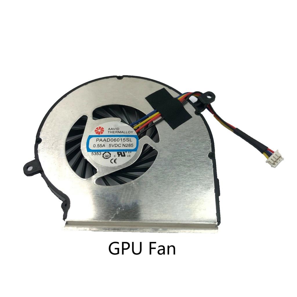 CPU GPU Fan for MSI GE62VR GL62M GP62MVR GL62VR MS-16JB MS-16J9 Laptop Cooler