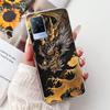 For Vivo V21e Case V2061 Cute Cat Lion Painted Cover Soft Silicone Phone Cases For Vivo V21 V2066 V2108 V 21 VivoV21 E 4G Fundas