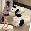 New Winter Puppy Cotton Slippers Cute Cartoon Classic Home Cotton Slippers Student Fashionable Versatile Casual Cotton Slippers