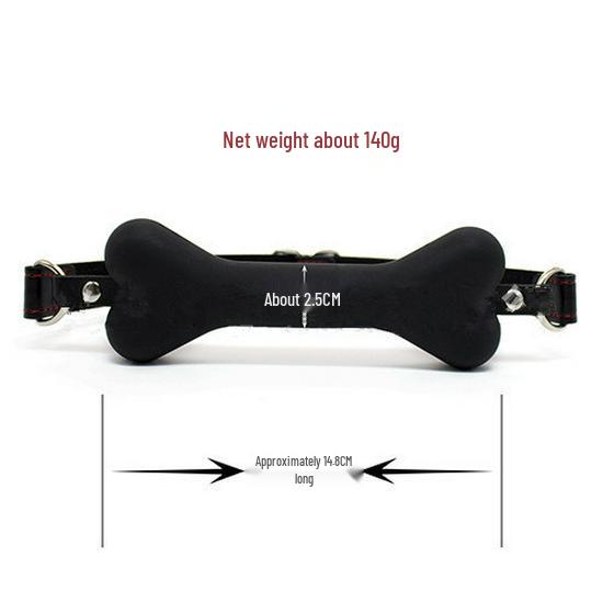 SM Female Slave Training Toy: Forced Mouth Gag for Couples, Flirting & Restraint