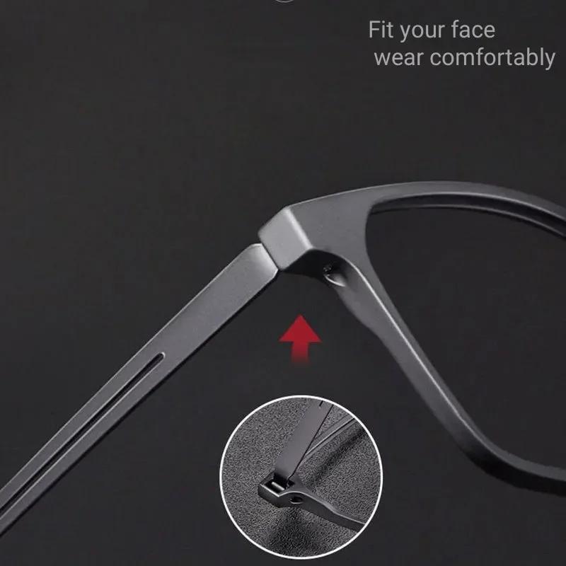 Business Ultra-thin Anti Blue Light Presbyopia Glasses TR90 Ultra Light Comfortable Reading Glasses Full Frame Optical Glasses