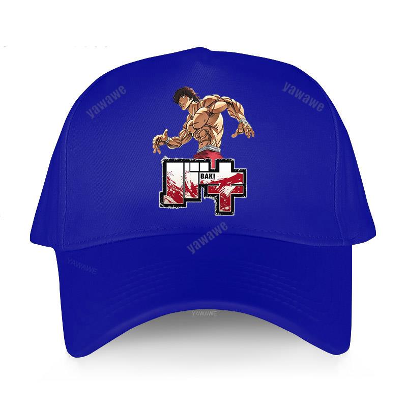 Najnowsze bawełniane letnie czapki baseballowe dla mężczyzn Snapback Baki Hanma Anime Manga Hip Hop kapelusz Harajuku kobiety dorosły luksusowa czapka golfowa