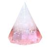Orgonit Salzberg, Kein Austausch nötig, Achteckige Pyramide, Feng Shui, Glück, Innendekoration, Badezimmer, Eingangsbereich, Pyramide, Amulett (Rosa)