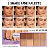 Concealer Palette Waterproof Long-lasting Foundation Matte Moisturizing Lightweight Breathable Look Multi-shade Concealer Disk