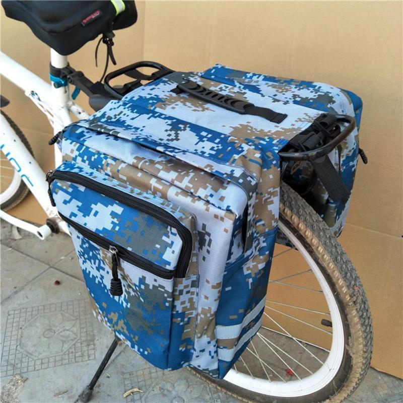 Camouflage Hinterer Fahrradgepäckträger Sitz Satteltasche Radfahren Fahrradtasche Hecktasche Pack