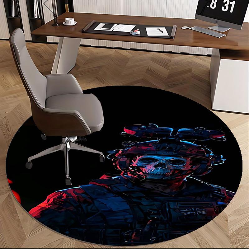 Call of Duty: Ghosts Chair mat Round Rug Office carpet, Non slip, Suitable for Living Rooms, Bedrooms Decor 1205565a