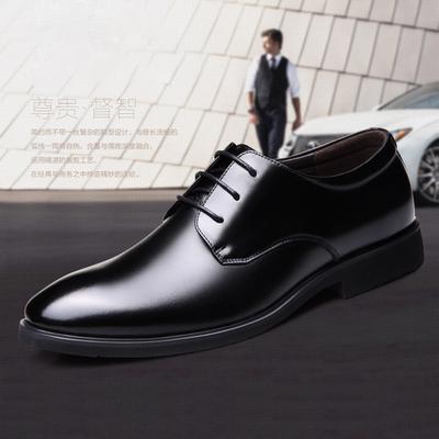 Neue Herren Lederschuhe Mode Business Sommer Herrenschuhe Schwarz Casual Runde Zehe Schwarze Schuhe Männer