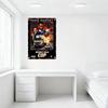 Beverly Hills Cop Retro Distressed Metallschild - Eddie Murphy Filmplakat Wandkunst für Heimbar Man Cave Dekoration