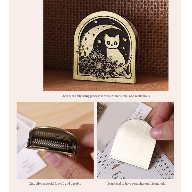 Vintage Paper Clip Metal Binder Clip for Journaling and Scrapbooking Metal Paper Clamp for Organizing File Photo Paper