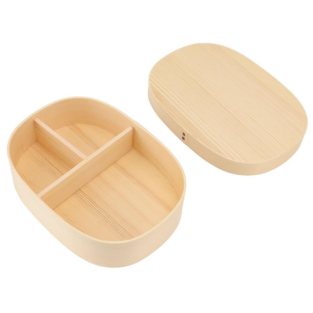 Single Layer Lunch Box Removable Divider Lunch Container Practical Food Container  For Picnics