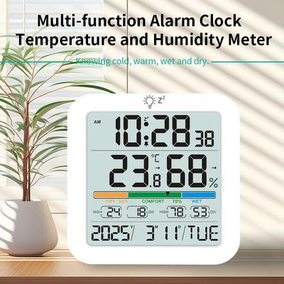 Weather Station Indoor Outdoor Wireless Thermometer Hygrometer With 1 Remote Sensor Temperature And Humidity Gauge Meter Monitor