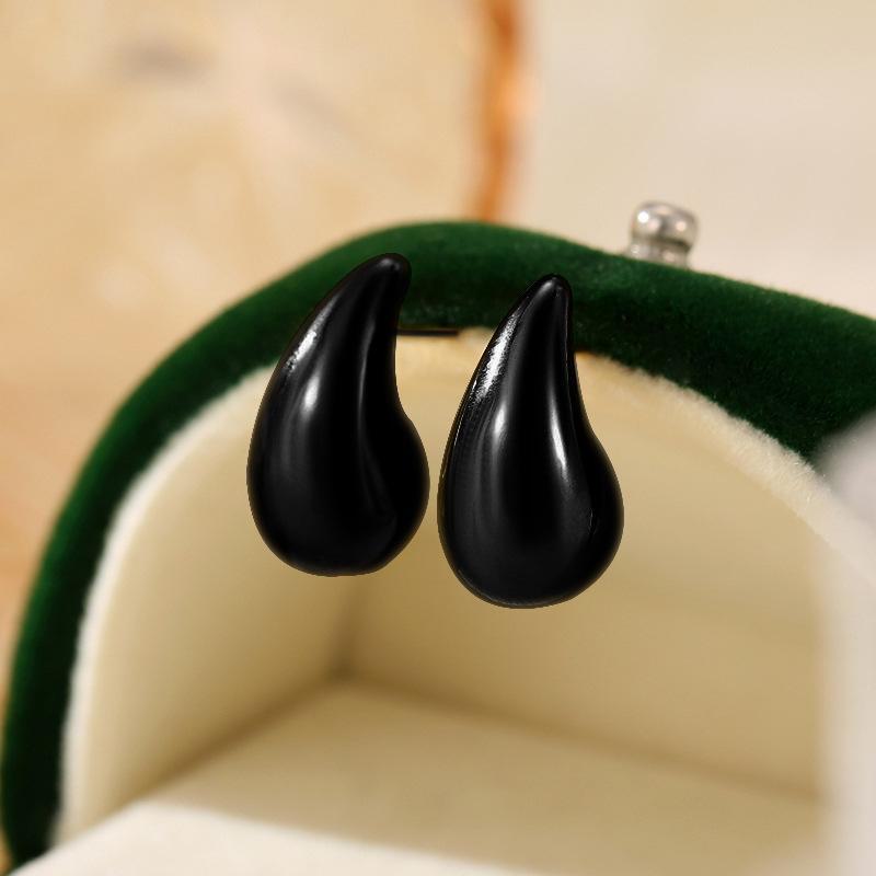 Banyan Tree S925 Silber Damen Tropfenförmige Hohlohrringe