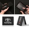 1Pcs Car Emblem Driver License Cover ID Credit Card Holder For Toyota C-hr Prado Rav4 Yaris Hilux Prius Avensis Corolla Camry