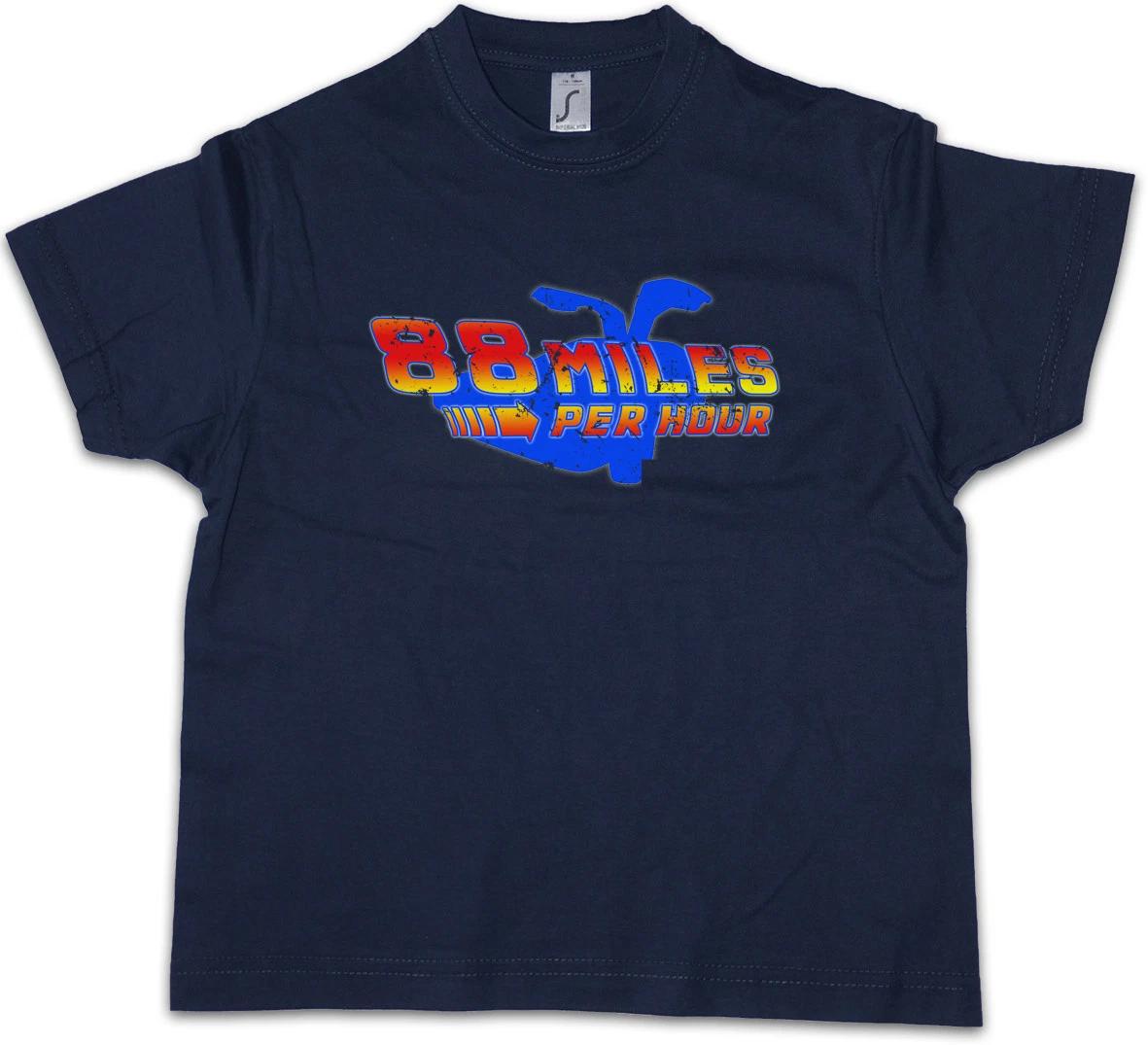 88 MILES PER HOUR Kids Boys T-Shirt Back McFly To The Doc Brown Future 150