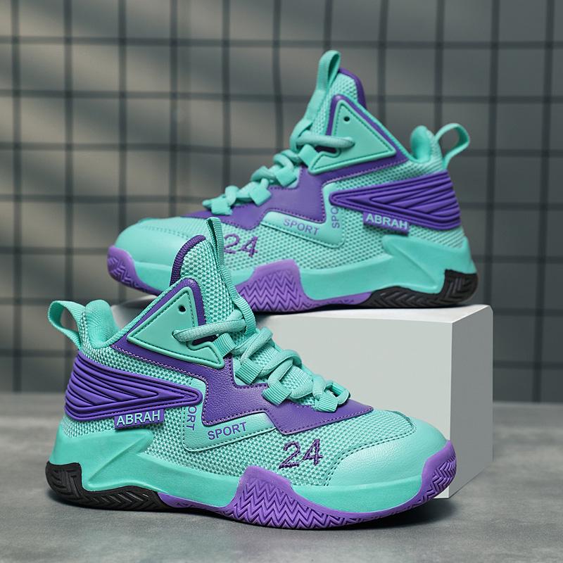 Boys' Wear-Resistant Basketball Training Shoes for Kids