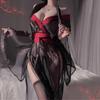 Seductive Hanfu-Style Lingerie Set: Temptation Sleepwear with Quick Release