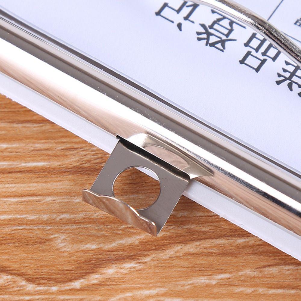 Writing Sheet Pad A4 Writing Clipboard With Low Profile Gold Clip Writing Tablet A4 Paper Organizer Writing Pad Document Folder