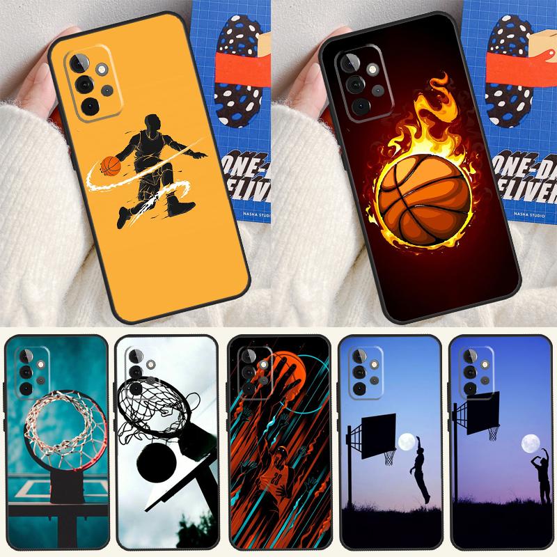 Basketball Sports For Samsung Galaxy A05 A06 A16 A54 A34 A14 A55 A35 A15 A53 A33 A13 A22 A32 A52 Phone Case
