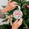 Yousheng Friends Don't Lie Christmas Ornament Funny Acrylic Xmas Tree Hanging Decoration Holiday Gifts for Friends Family Fans Secret Santa Stocking