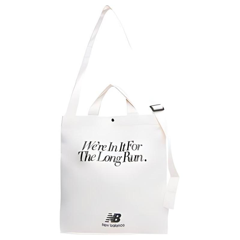 New Balance Kumaş Tote Çanta, Alışveriş Çantası, Omuz Çantası, El Çantası Normal Unisex Fildişi Beyazı New Balance LAB13639