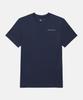 DESCENTE Label Lock Wording Graphic Short Sleeve T-Shirt Navy Sr223Uts47 (A Type)