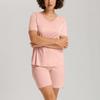 Cotton Short Sleeve Pajama Set 74810 Pink Blaze