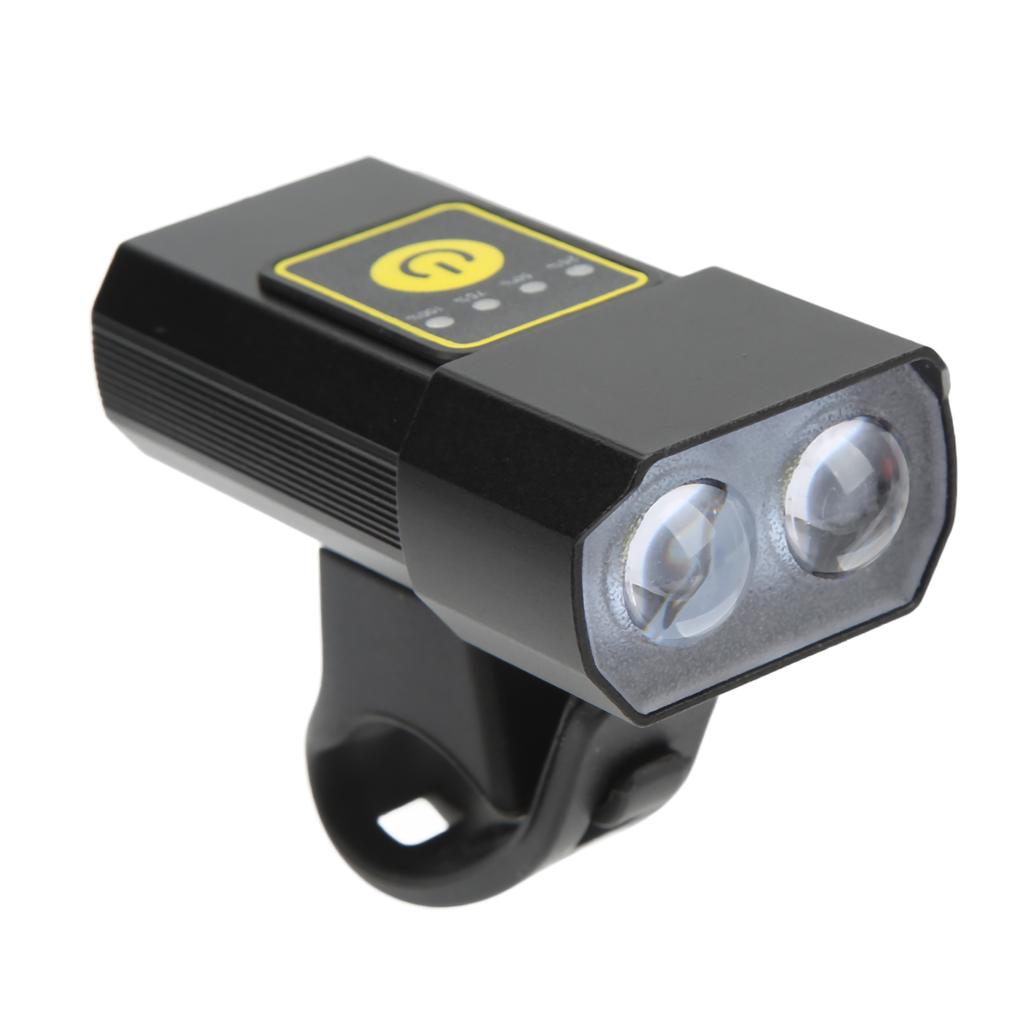 Bike Front Light Waterproof Lightweight USB Rechargeable Bright Bicycle Front Headlight for Night Riding