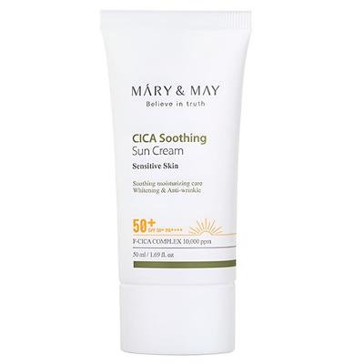 Cica Soothing Sunscreen SPF50+ PA++++ Hydrating UV Protection Sun Cream 50ml