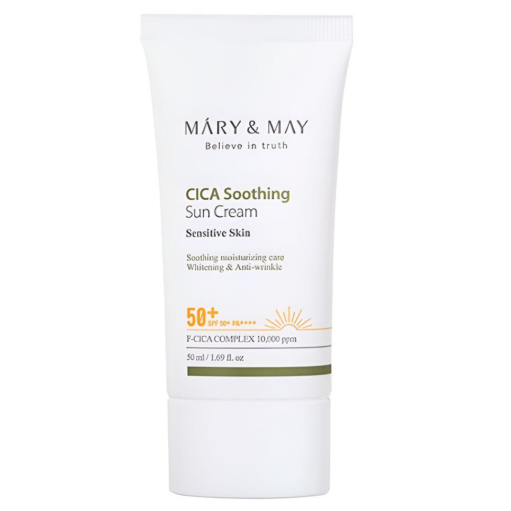Mary & May Cica Soothing Sunscreen SPF50+ PA++++ Hydrating UV Protection Sun Cream 50ml