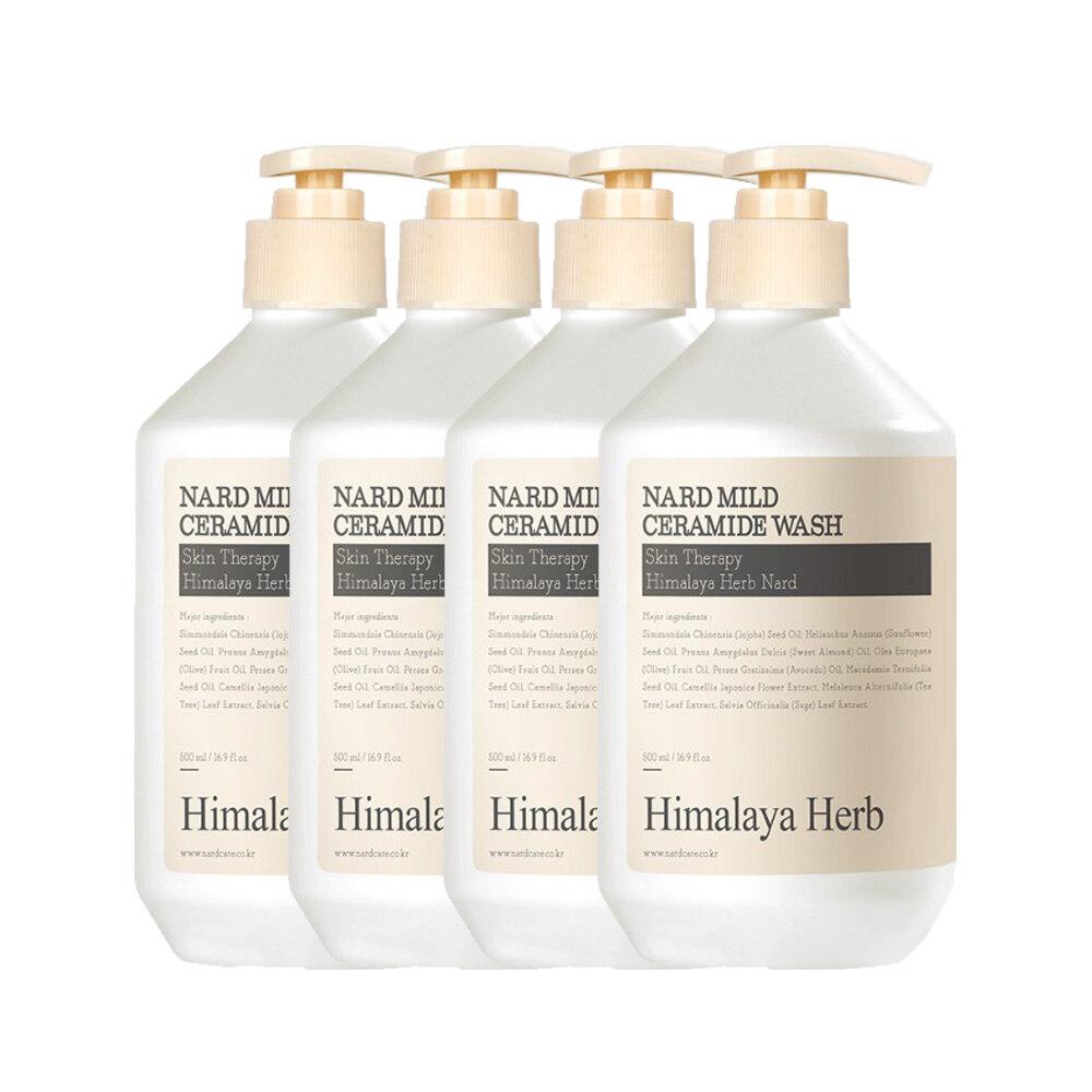 

Himalaya Herbal Nard Mild Ceramide Unscented Body Wash 500ml x4