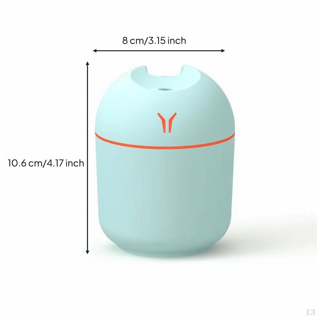 USB Humidifier Quiet Tabletop Compact USBPowered Humidity Dispenser for Light Sleepers,