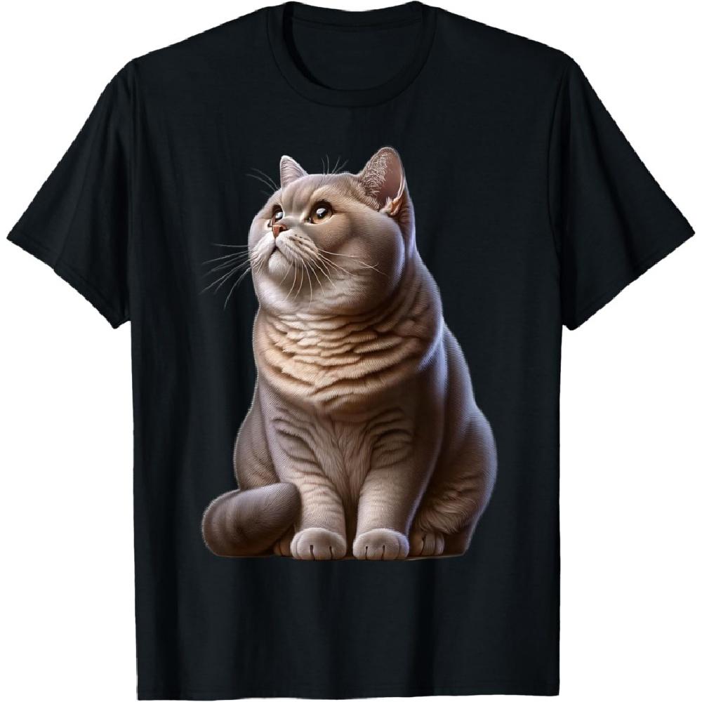 

British Shorthair Design British Shorthair Cat T-Shirt for Men Women S