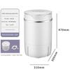 Small Household Mini Washing Machine Dormitory Elution Integration Machine Blue Light Sterilization Cleaning Equipment