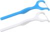 By Amazon Dental Floss Interdental 45 Y-Shaped Brushes, 90-Pack (45 Blue, White)