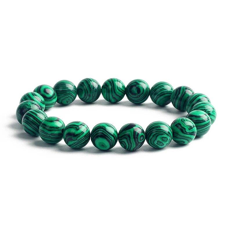 10MM Natural Stone Beads Bracelet Men 8MM Reiki Tiger Eye Agates Quartz Beaded Bracelets for Women Elastic Rope Handmade Jewelry