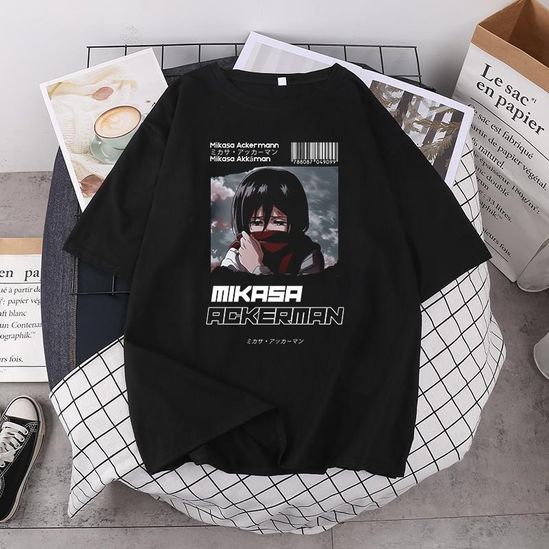 Hot Anime Final Season Attack On Titan T-shirt Women Men Kawaii Summer Casual Loose O-Neck Short Sleeve Tops Harajuku T-shirt