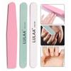 LINMANDA 7 Pcs Manicure Set Cuticle Pusher Clippers Nail Art Files Buffer Sanding Tool Cleaning Brush Nail Care Kits Accssory