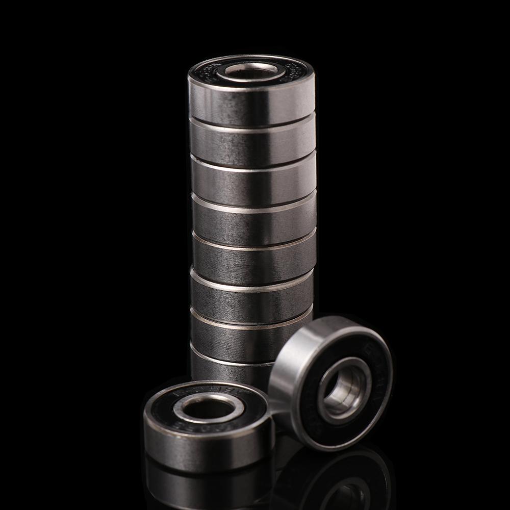 10 Pieces 608RS Double Shielded Miniature High-carbon Steel Single Row 608RS 608-2RS ABEC-9 Deep Groove Ball Bearing 8x22x7 MM