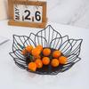 Nordic Iron Art Petal Fruit Basket