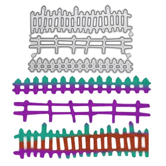 Fence Metal Cutting Dies DIY Scrapbook Emboss Paper Cards Making Decor Stencil