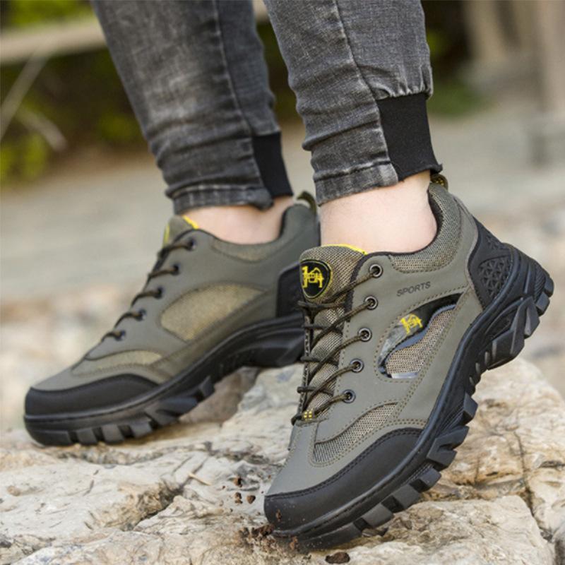 

Мужская обувь 2024 года, модная осенняя корейская версия, трендовая обувь для путешествий на открытом воздухе, удобная мужская обувь для альпинизма Amazon 39